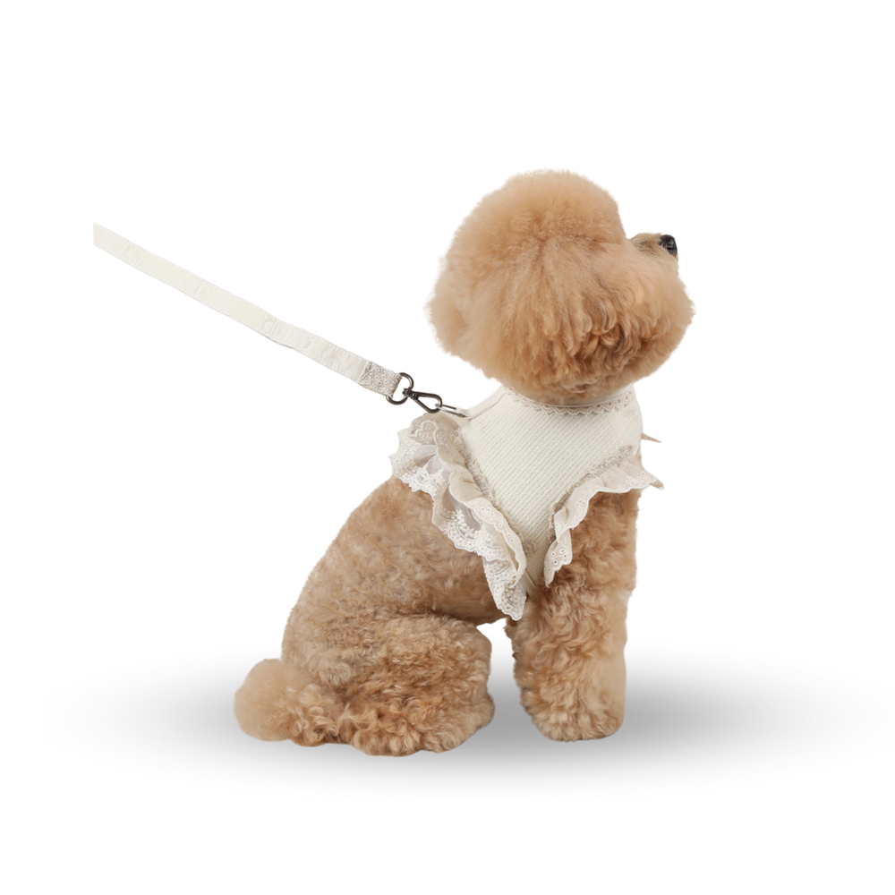 RITOGATO Organic Philly Frill Harness | 寵物蕾絲邊胸背帶 RITOGATO