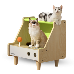 MEWOOFUN喵乎汪也 貓貓遊戲彈珠台 | 遊戲機風格貓屋