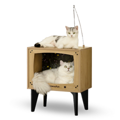 MEWOOFUN喵乎汪也 電視機貓窩 | Cat TV House PET