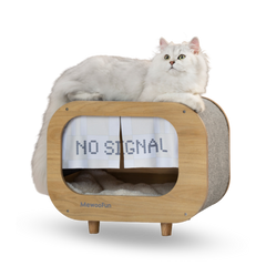 MEWOOFUN喵乎汪也 木質貓窩 | Wooden Cat Condo PET