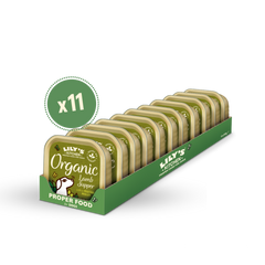 LILY’S KITCHEN Organic Wet Food for Dogs (Mixed Flavours) | 有機犬用主食罐 (11件裝混合口味) LILY’S KITCHEN