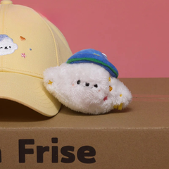 Bichon Frise Cotties Bichon Head Plush Keyring PET