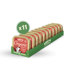 LILY’S KITCHEN Organic Wet Food for Dogs (Mixed Flavours) | 有機犬用主食罐 (11件裝混合口味) LILY’S KITCHEN
