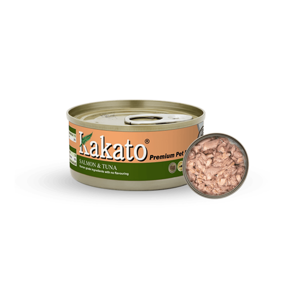 Kakato Salmon & Tuna | 70g / 170g x 48tins - PET