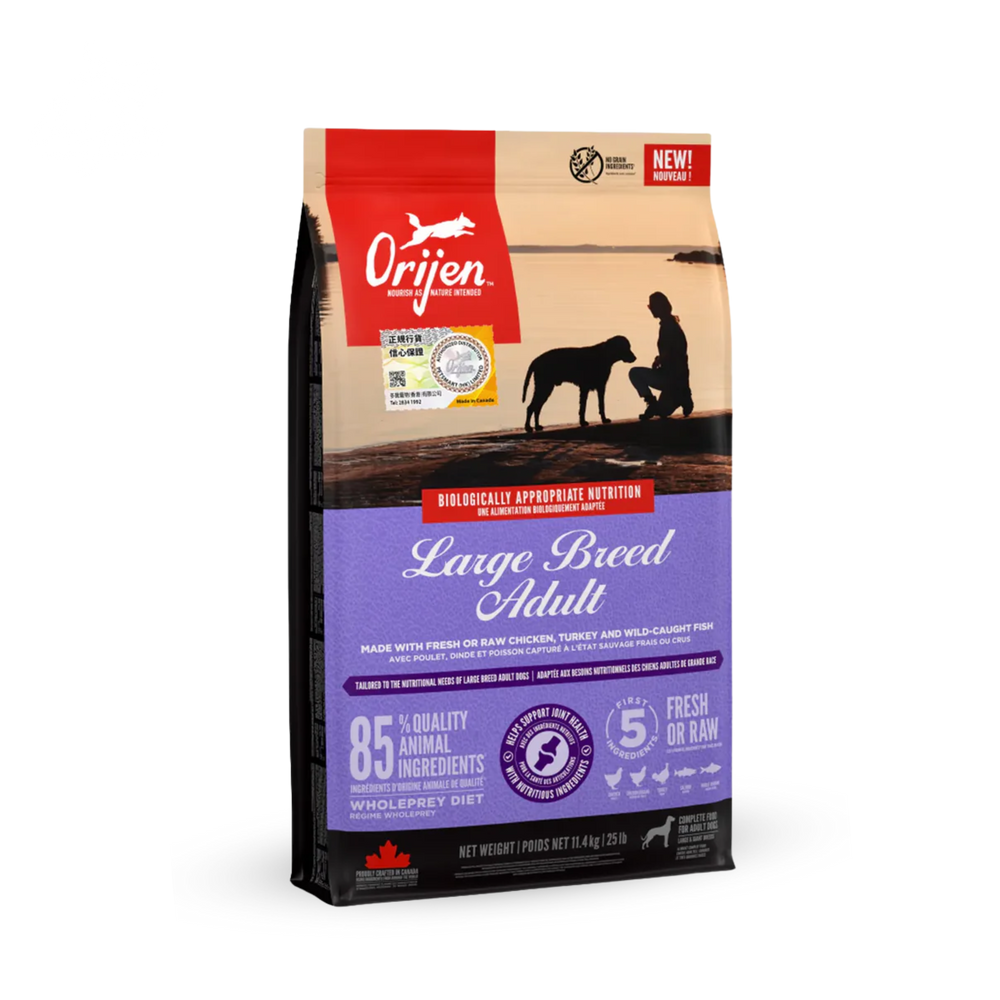 ORIJEN GRAIN FREE LARGE BREED ADULT FOR DOG 無穀物大型成犬配方 Orijen