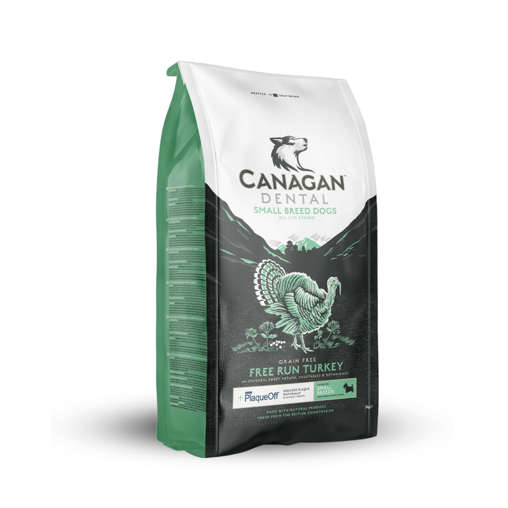 Canagan - Free-Run Turkey Dental For Small Breed Dogs | 無穀物火雞健齒配方 (小粒/小型犬) Canagan