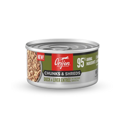ORIJEN Chunks & Shreds Cat Wet Food - Duck & Duck Liver | 貓濕糧 - 鴨肉 & 鴨肝 Orijen