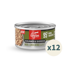 ORIJEN Chunks & Shreds Cat Wet Food - Duck & Duck Liver | 貓濕糧 - 鴨肉 & 鴨肝 Orijen