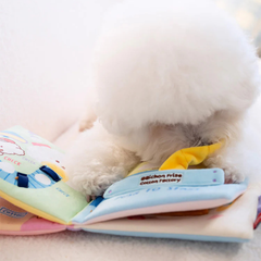Bichon Frise Cotties Snuff Nosework Book Toy PET
