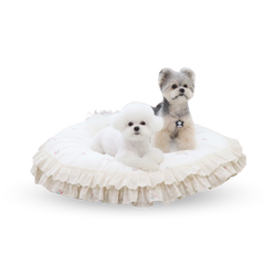 RITOGATO MIlk Cherry Frill Rug | 寵物牛奶車厘子褶邊墊子 RITOGATO