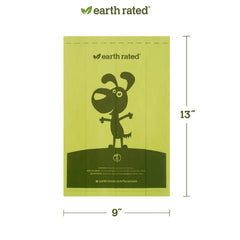Earth Rated Poop Bag Dispenser with 15 Bags – Durable & Stylish