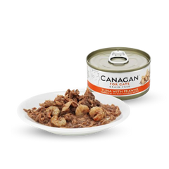 Canagan - Grain Free Canned Cat Food - Tuna with Prawns 無穀物吞拿魚伴蝦配方75g (6罐) thepethk