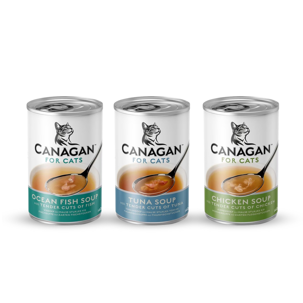 Canagan Cat Soup - Mixed Flavours | 140g x 6 cans | 貓湯 - 混合口味 PET