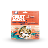Great Jacks Dog Treat - Freeze-Dried Salmon 1oz | 100%凍乾脫水三文魚 Great Jack's