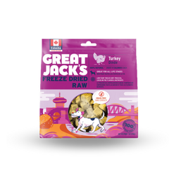 Great Jacks Dog Treat - Freeze-Dried Turkey | 100%凍乾脫水火雞肉 Great Jack's