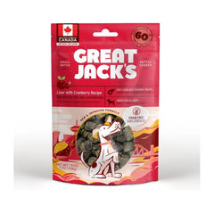 Great Jack's Dog Treats狗狗零食- Grain Free Liver & Cranberry Recipe無穀物蔓越莓拌豬肉粒 Great Jack's