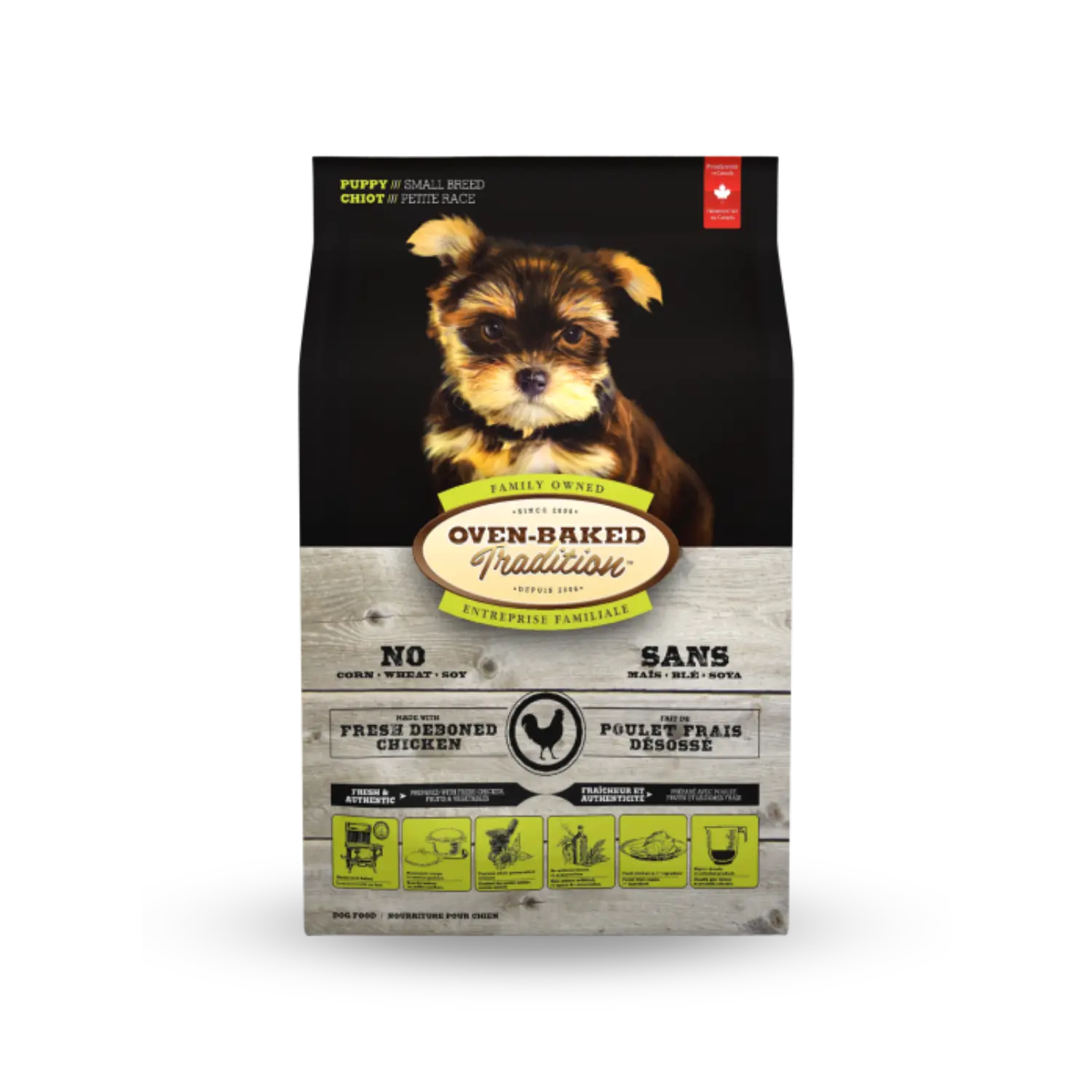 Oven-Baked Tradition Small Breed Adult Grain Free Chicken – Premium Grain-Free Small Bite Dog Food (5lb / 12.5lb) | 小型犬成犬無穀雞肉小粒優質狗糧 Oven Baked