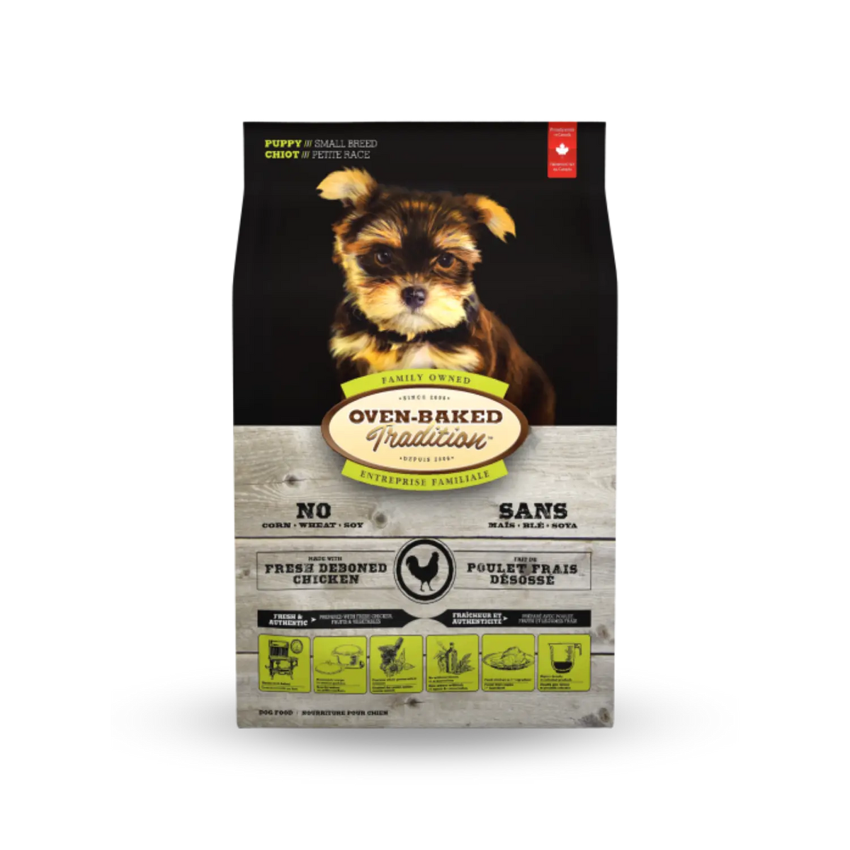 Oven-Baked Tradition Small Breed Adult Grain Free Chicken – Premium Grain-Free Small Bite Dog Food (5lb / 12.5lb) | 小型犬成犬無穀雞肉小粒優質狗糧 Oven Baked