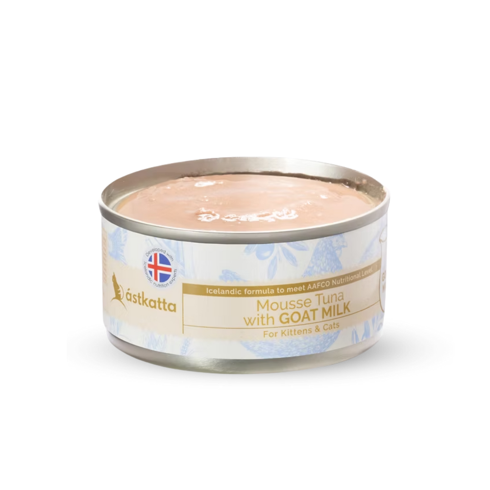 astkatta Cat & Kitten Goat Milk Tuna Mousse 80g | 貓及幼貓 山羊奶吞拿魚慕絲 ástkatta