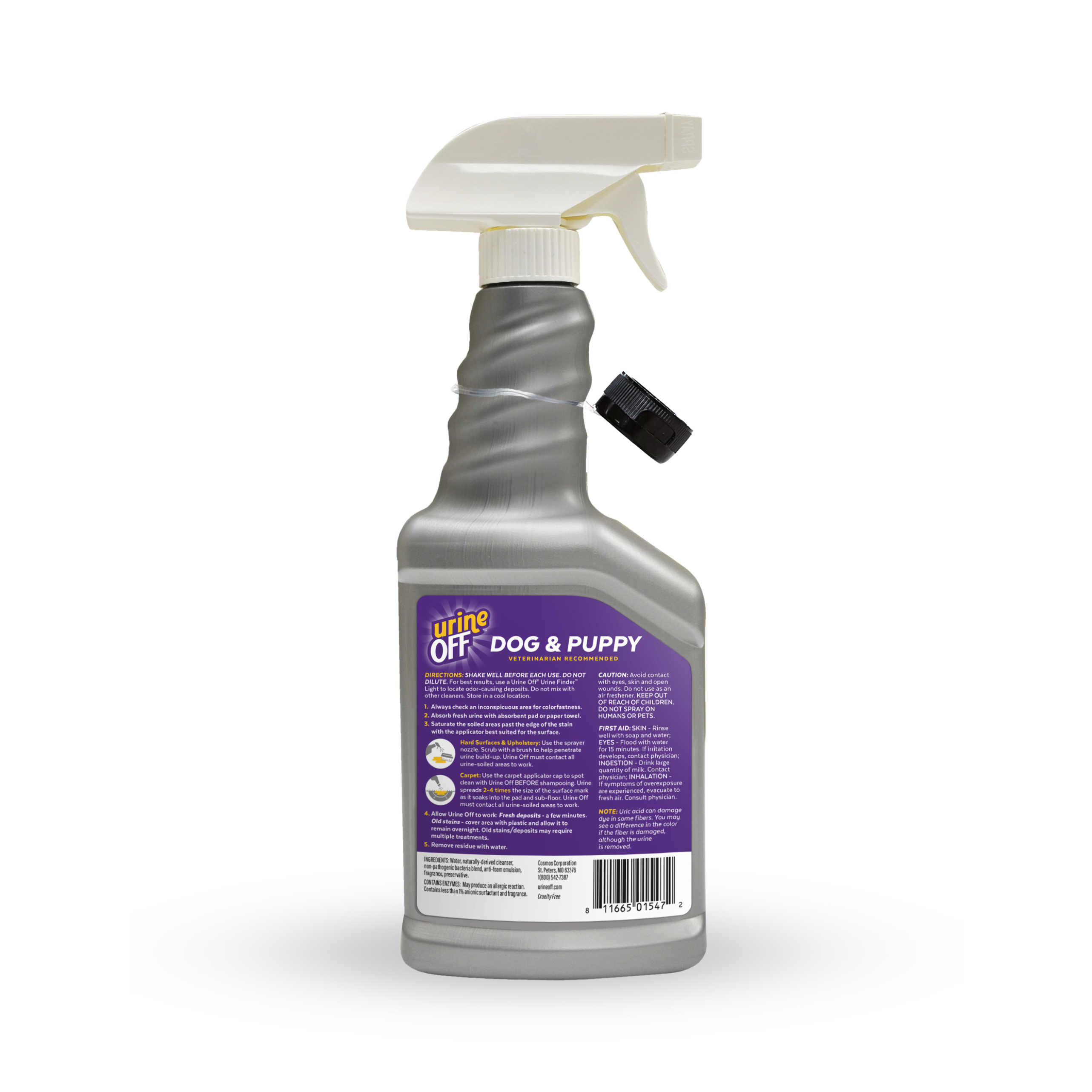 Urine Off Dog & Puppy Formula with Hard Surface Sprayer & Carpet Applicator Cap | 狗狗及幼犬配方 (硬表面噴霧 + 地毯適用頭) PET