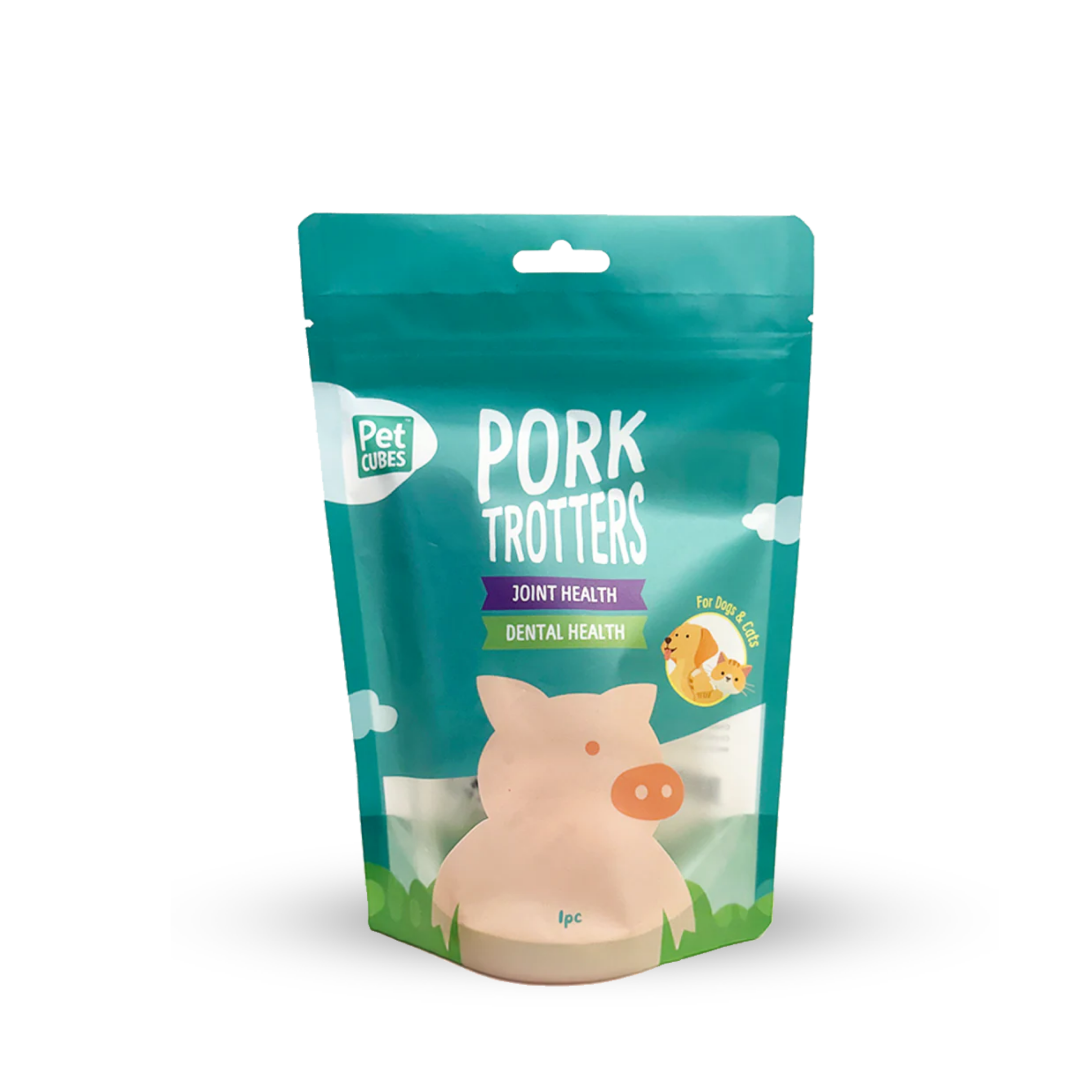 Pet Cubes Pork Trotters - Treat For Dog & Cat | 豬蹄 (1 隻) pet cubes