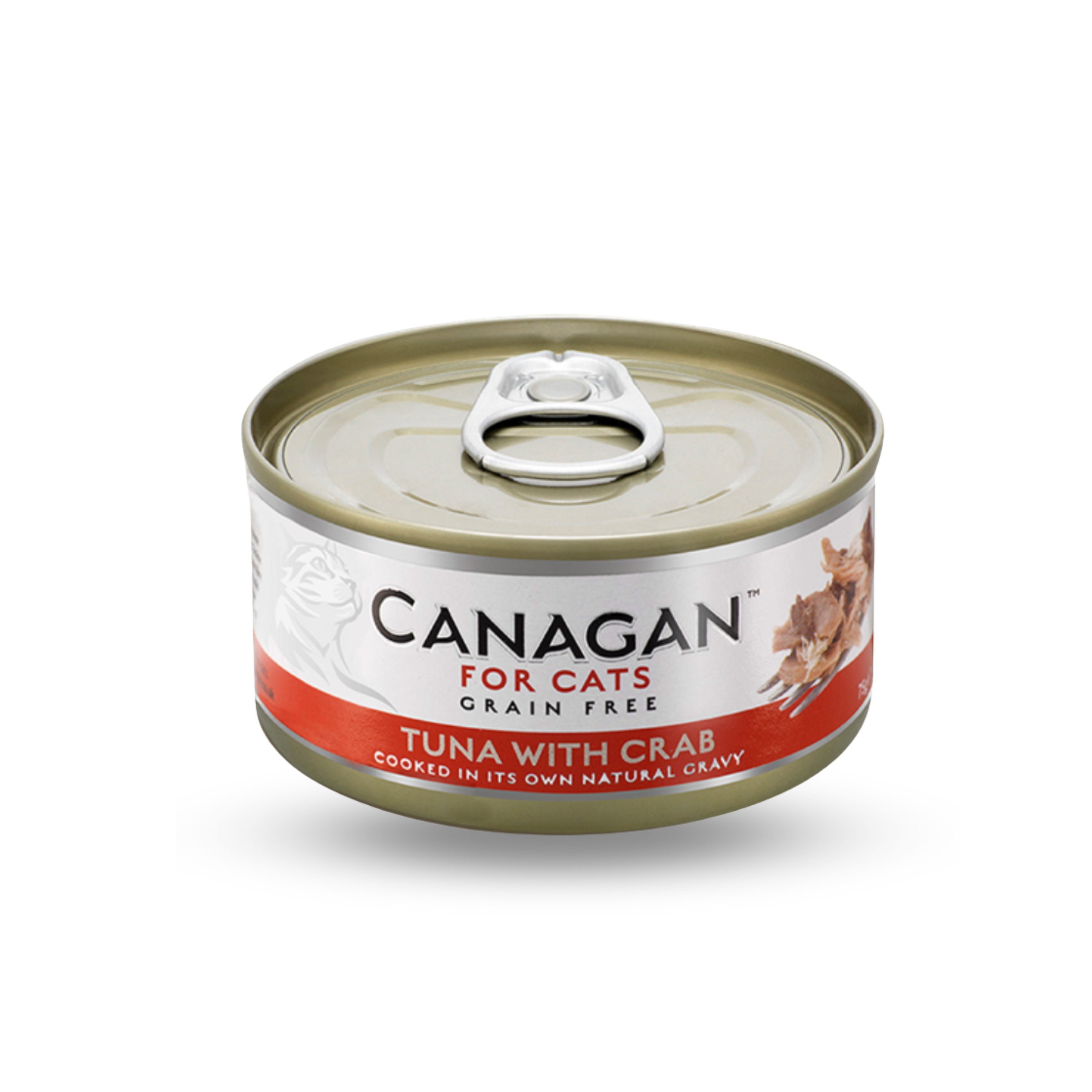 Canagan - Grain Free Canned Cat Food - Tuna with Crab 無穀物吞拿魚伴蟹肉配方75g (6罐)