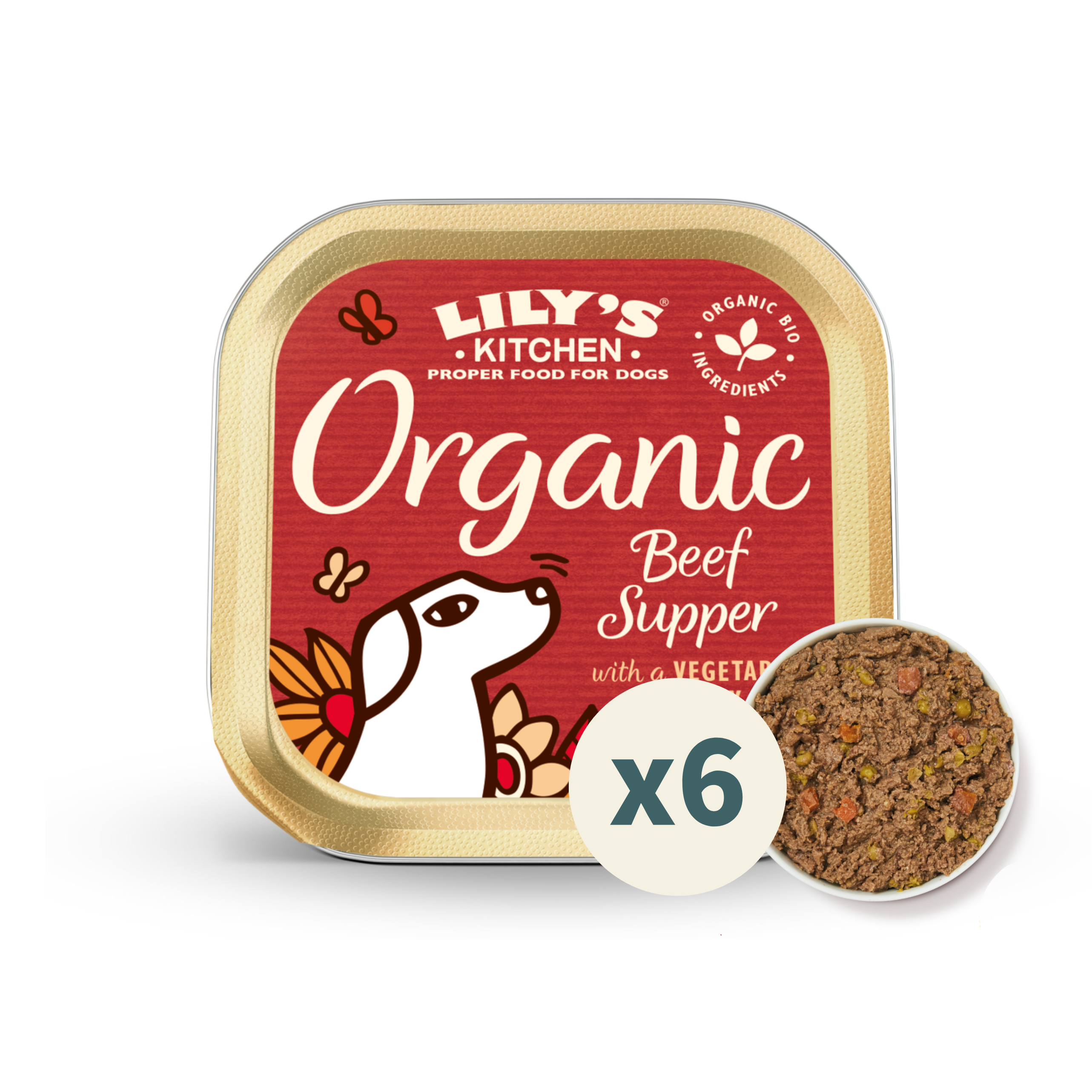 LILY’S KITCHEN 有機濕狗糧（混合口味） | 有機犬用主食罐 (混合口味)
