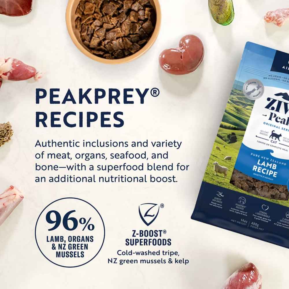 ZIWI Air-Dried Lamb For Cats | 風乾貓糧-羊肉配方 Ziwi