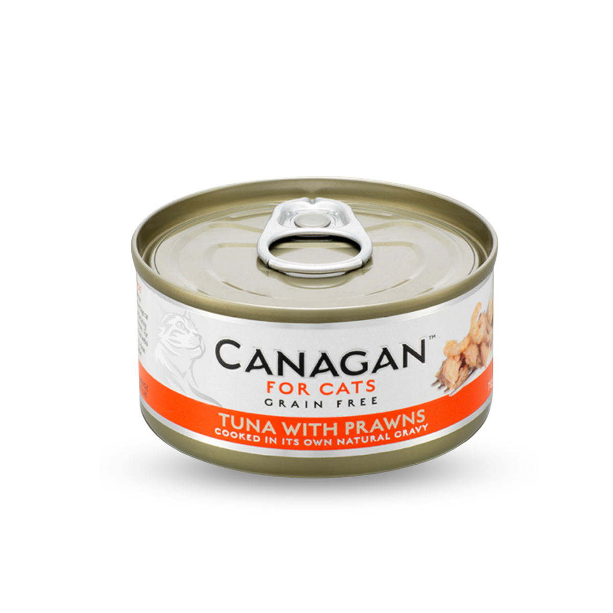 Canagan -  Grain Free Canned Cat Food - Tuna with Prawns 無穀物吞拿魚伴蝦配方75g (6罐)