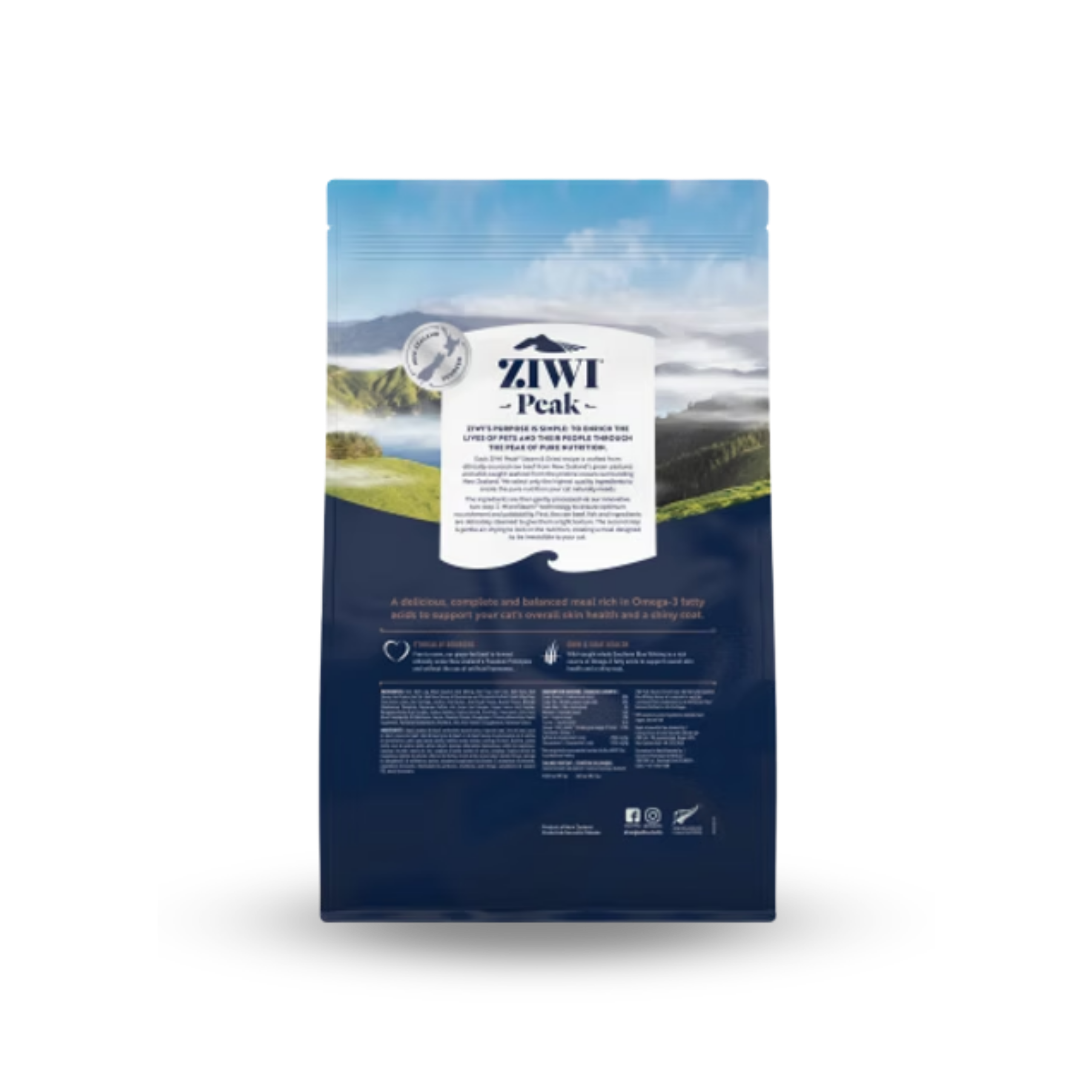 ZIWI Beef with Southern Blue Whiting Recipe |  柔蒸溫乾貓糧- 草飼牛肉配南藍鱈