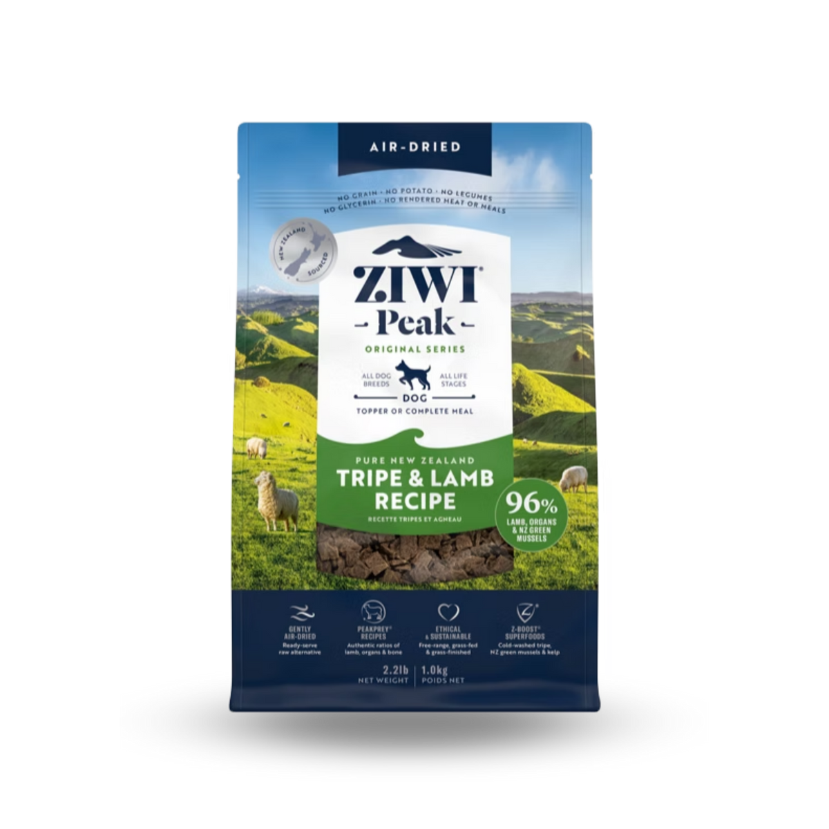 ZIWI Air-Dried Tripe & Lamb For Dogs | 風乾狗糧-草胃及羊肉配方