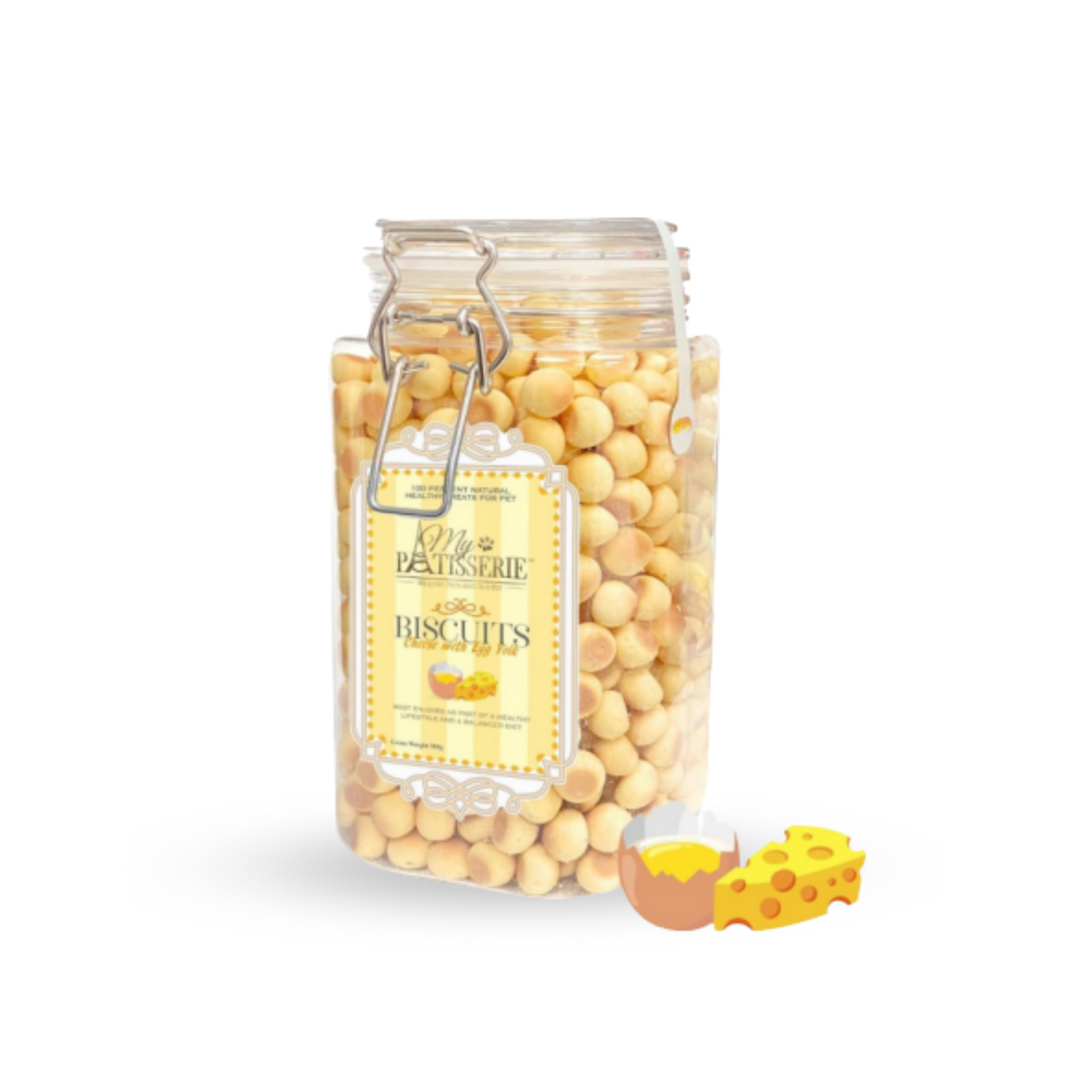 MY PET Cheese with Egg Yolk Biscuits |  蛋黃芝士小饅頭