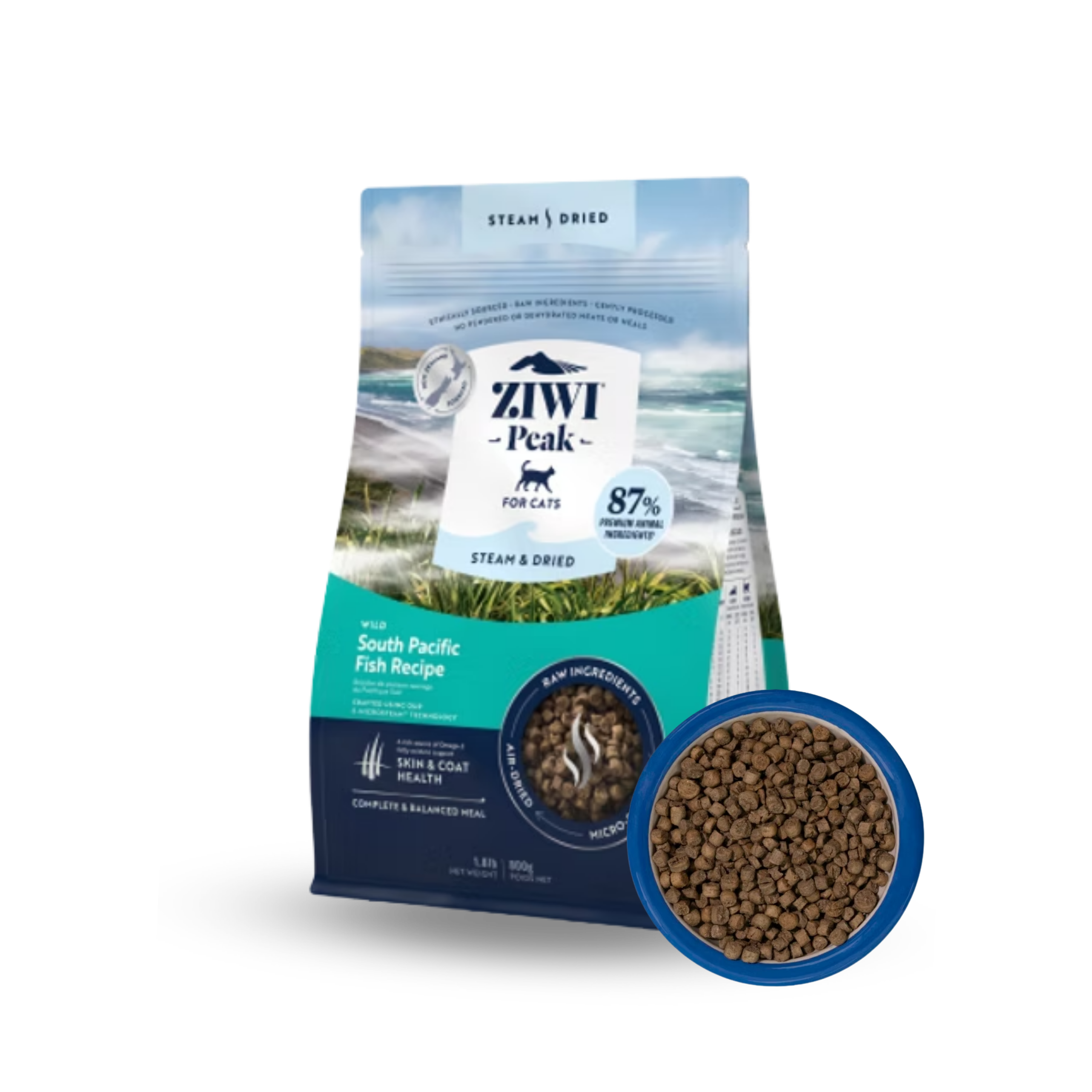 ZIWI Wild South Pacific Fish Recipe | 柔蒸溫乾貓糧- 野生南太平洋魚