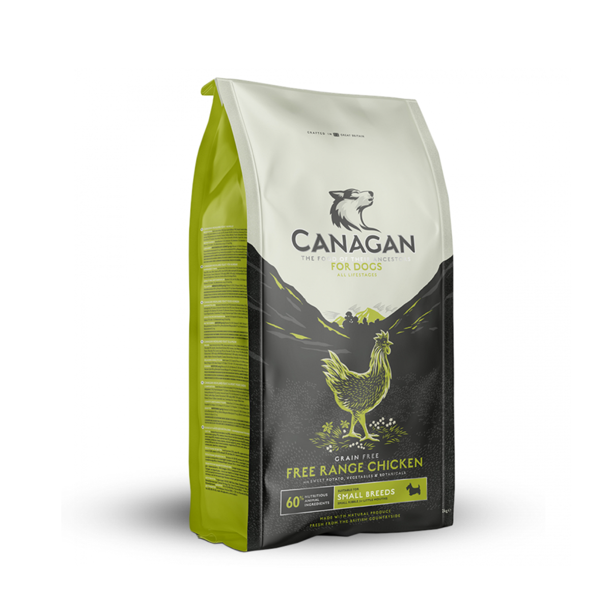 Canagan - 小型犬自由放養雞肉狗糧 | 無穀物走地雞配方 (小型犬)