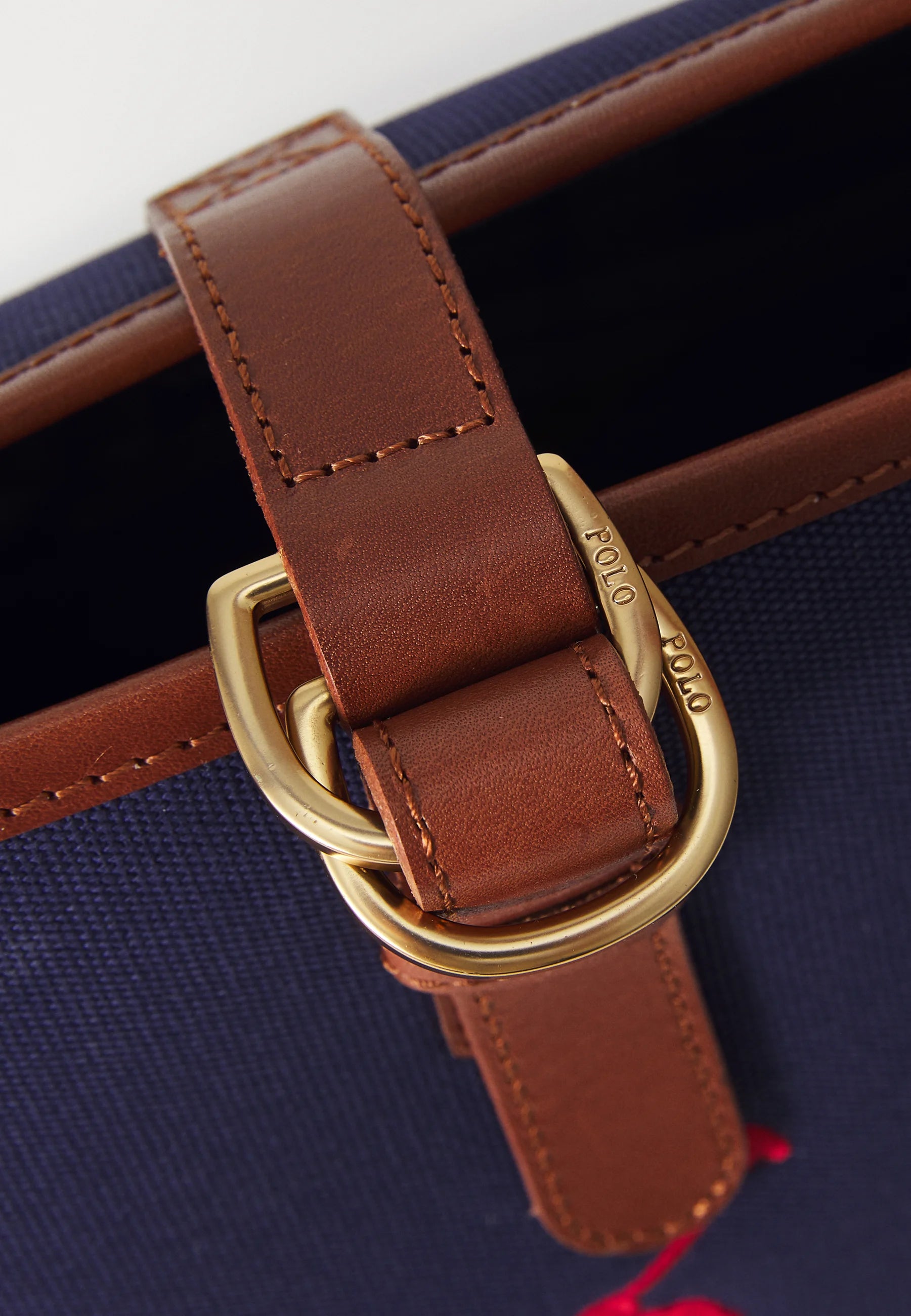 Ralph Lauren Leather & Canvas Polo Pet Traveling Tote Bag | 皮革帆布馬球寵物旅行托特包 PET