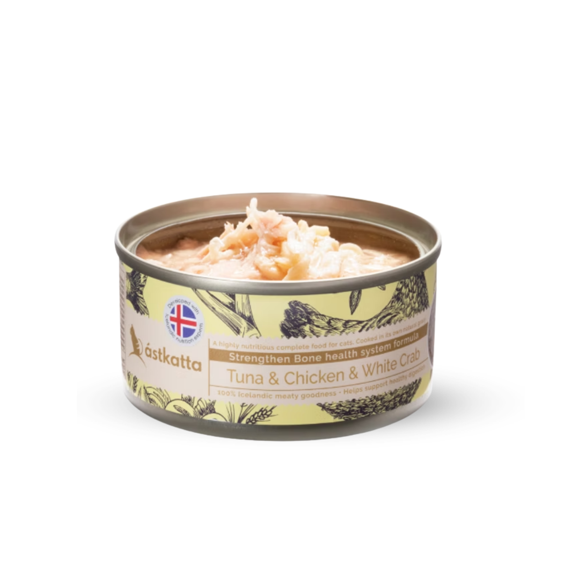 astkatta Tuna & Chicken & White Crab 80g | 吞拿魚雞肉白蟹 ástkatta