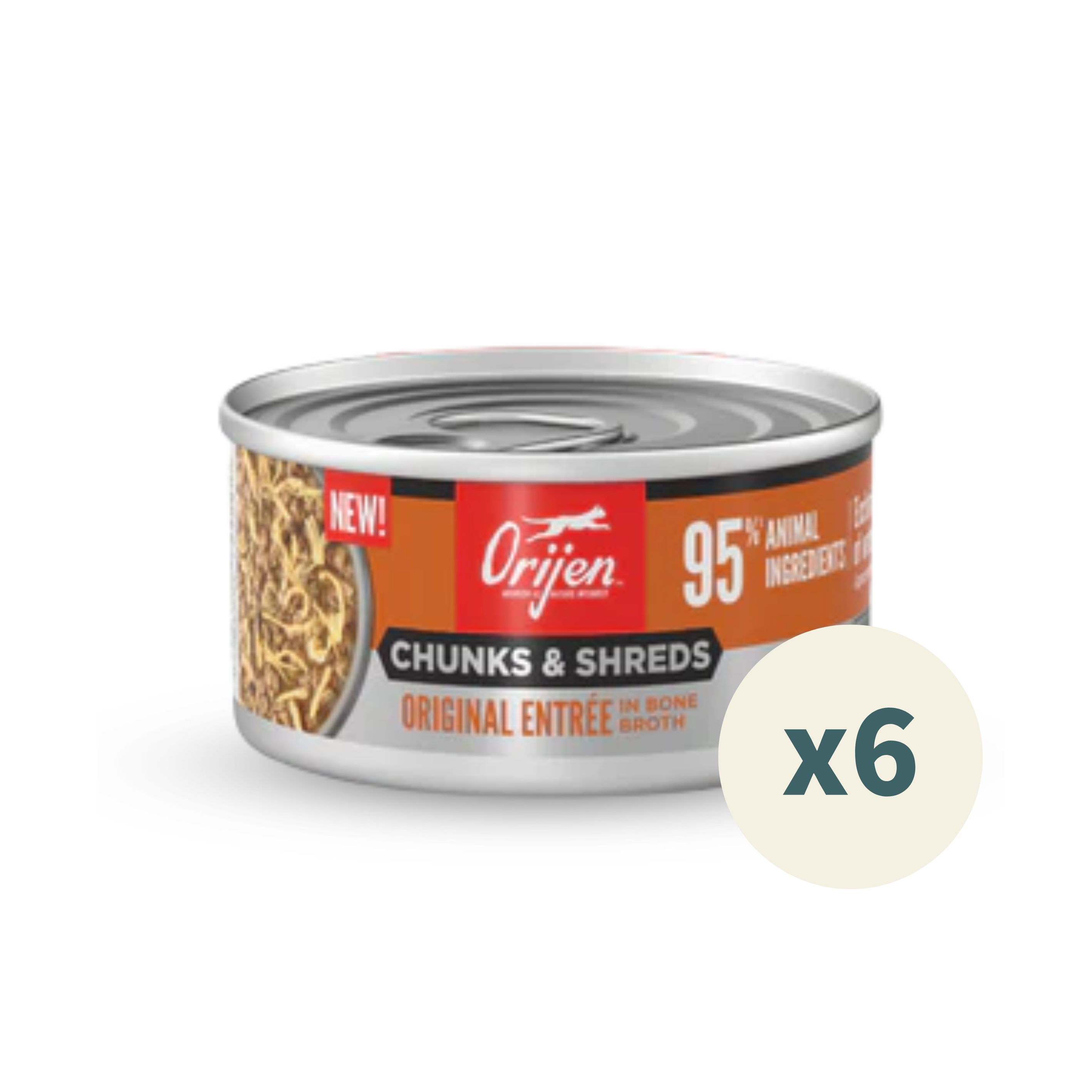 ORIJEN Chunks & Shreds Cat Wet Food - Original