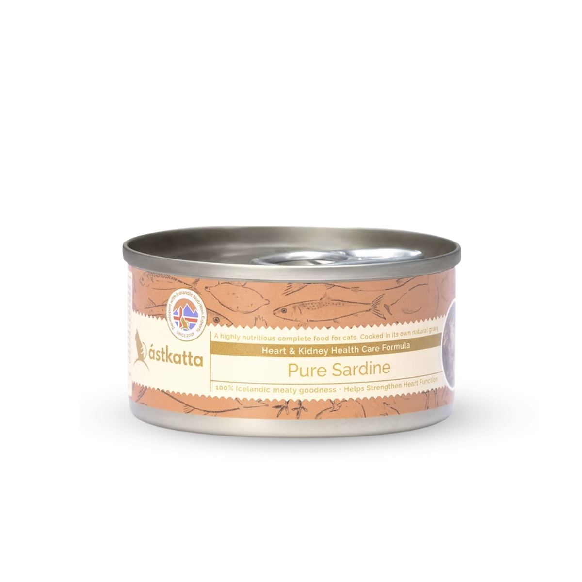 astkatta Pure Sardine 80g | 純沙丁魚 ástkatta