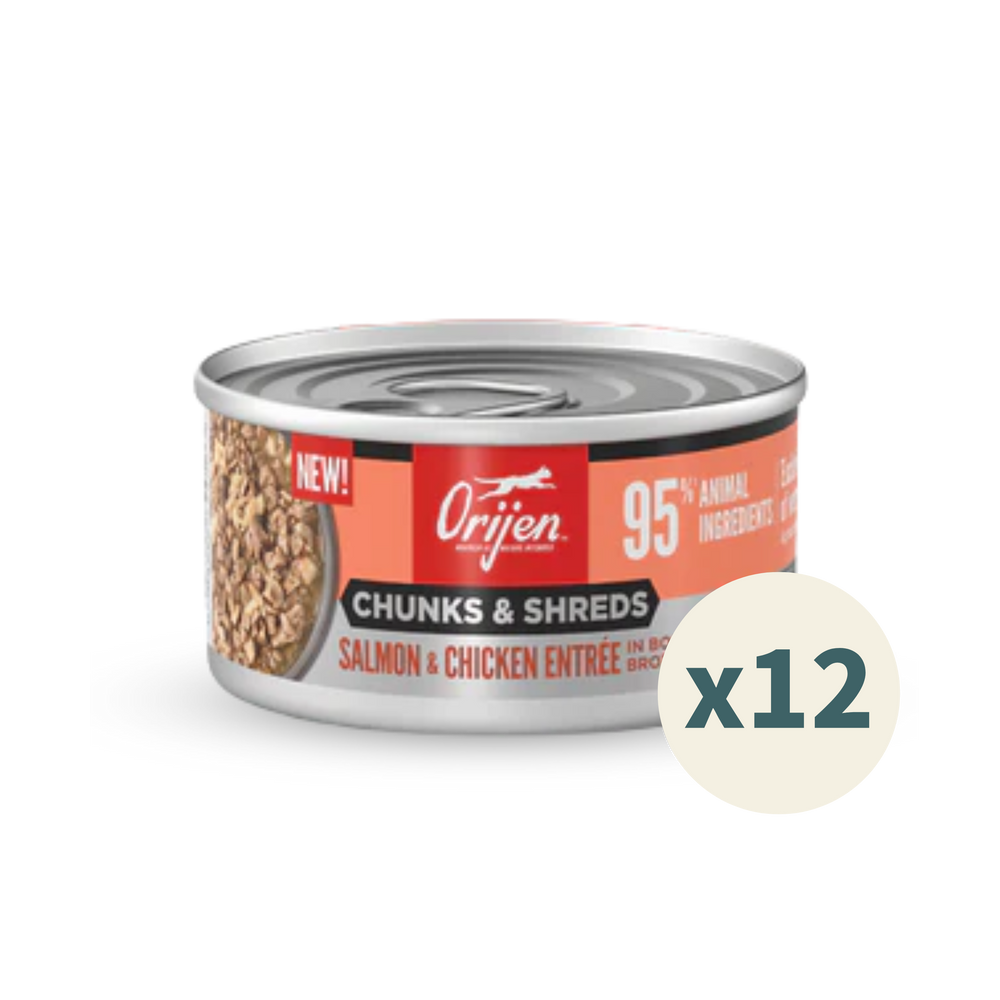 ORIJEN Chunks & Shreds Cat Wet Food - Salmon & Chicken | 貓濕糧 - 三文魚 & 雞肉 Orijen