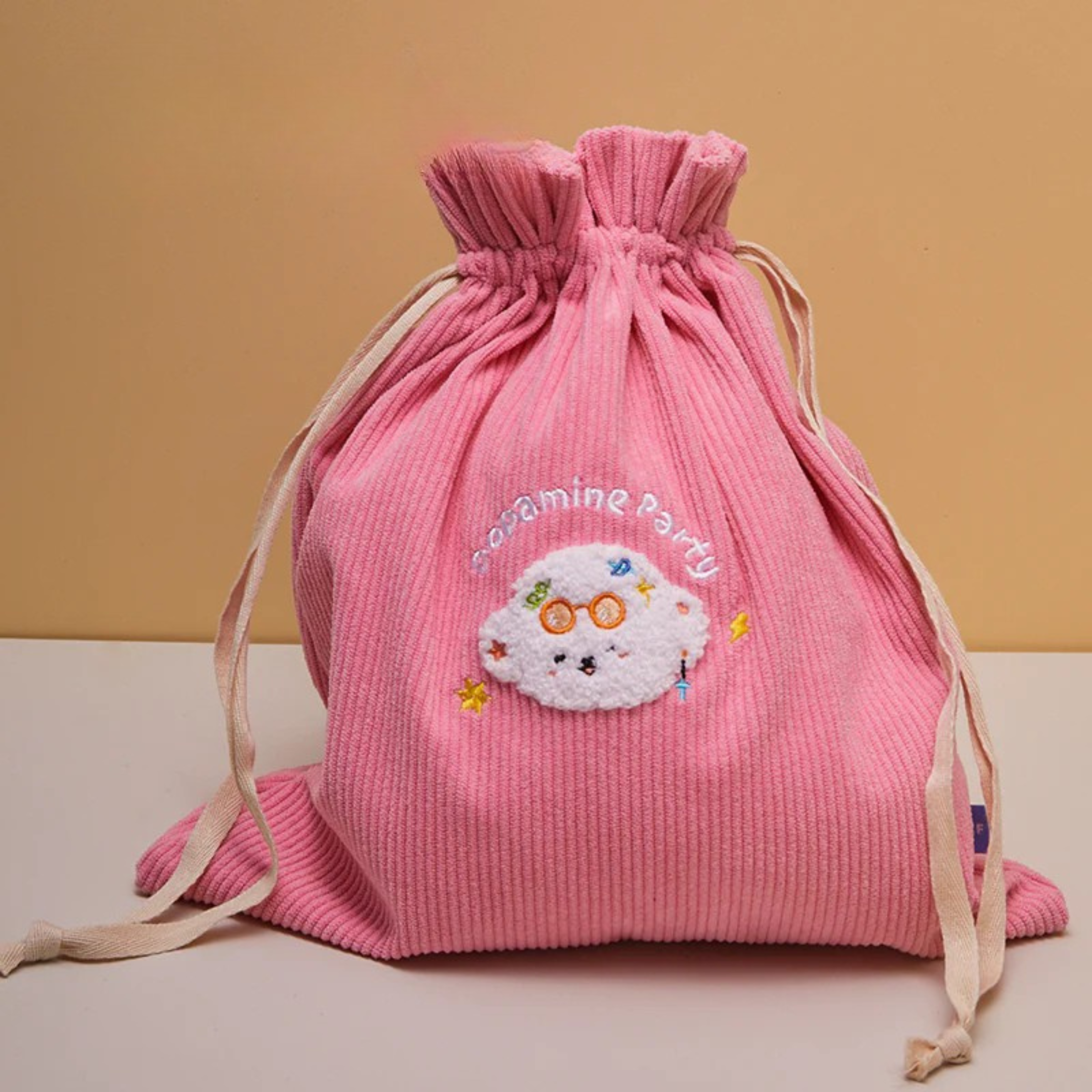 Bichon Frise Cotties Storage Drawstring Bag PET