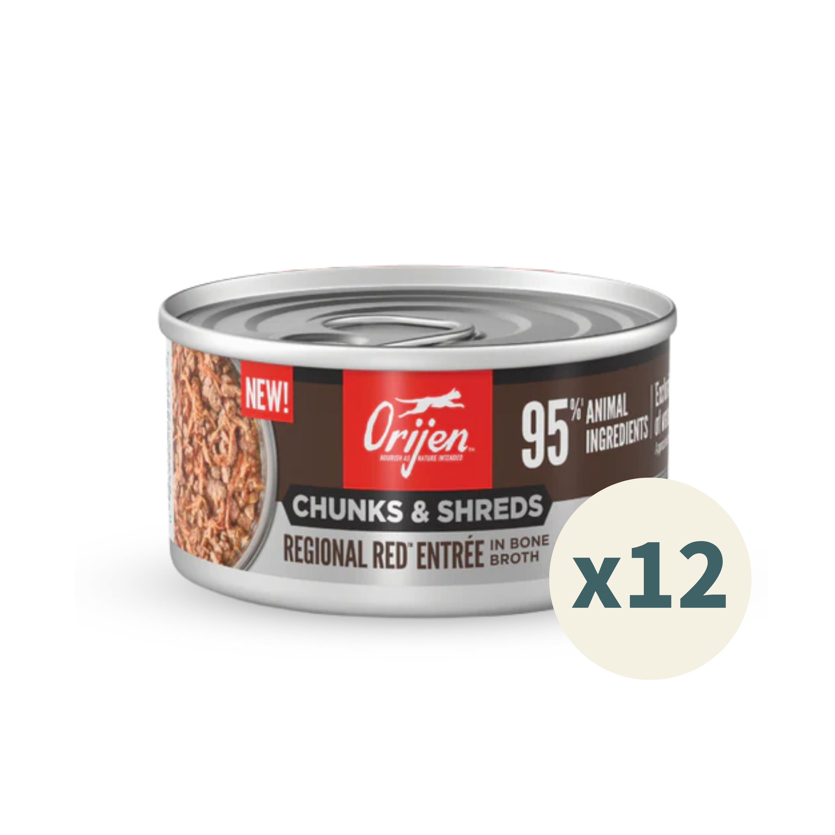 ORIJEN Chunks & Shreds Cat Wet Food - Regional Red | 貓濕糧 - 紅肉 Orijen