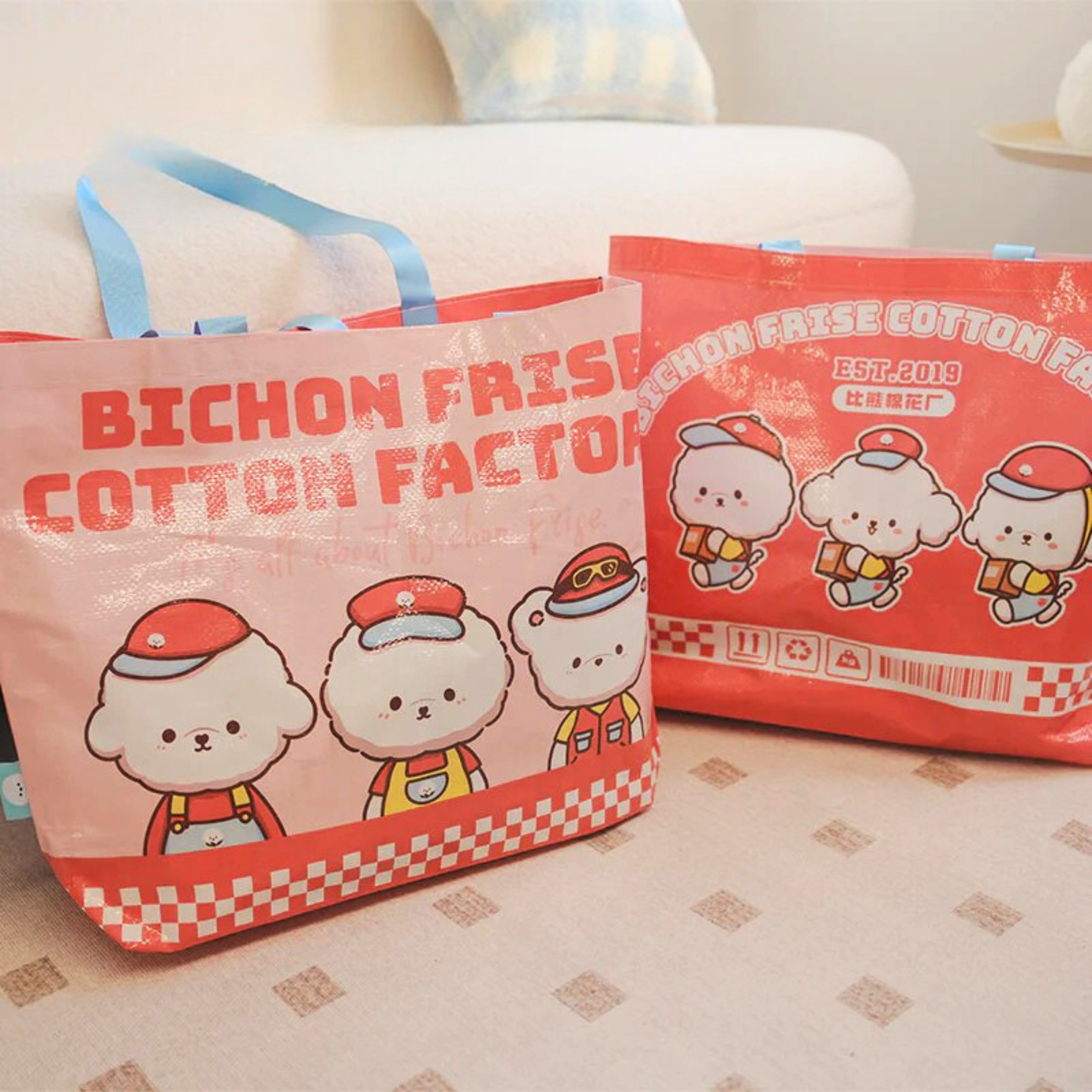 Bichon Frise Cotties Reusable Bag