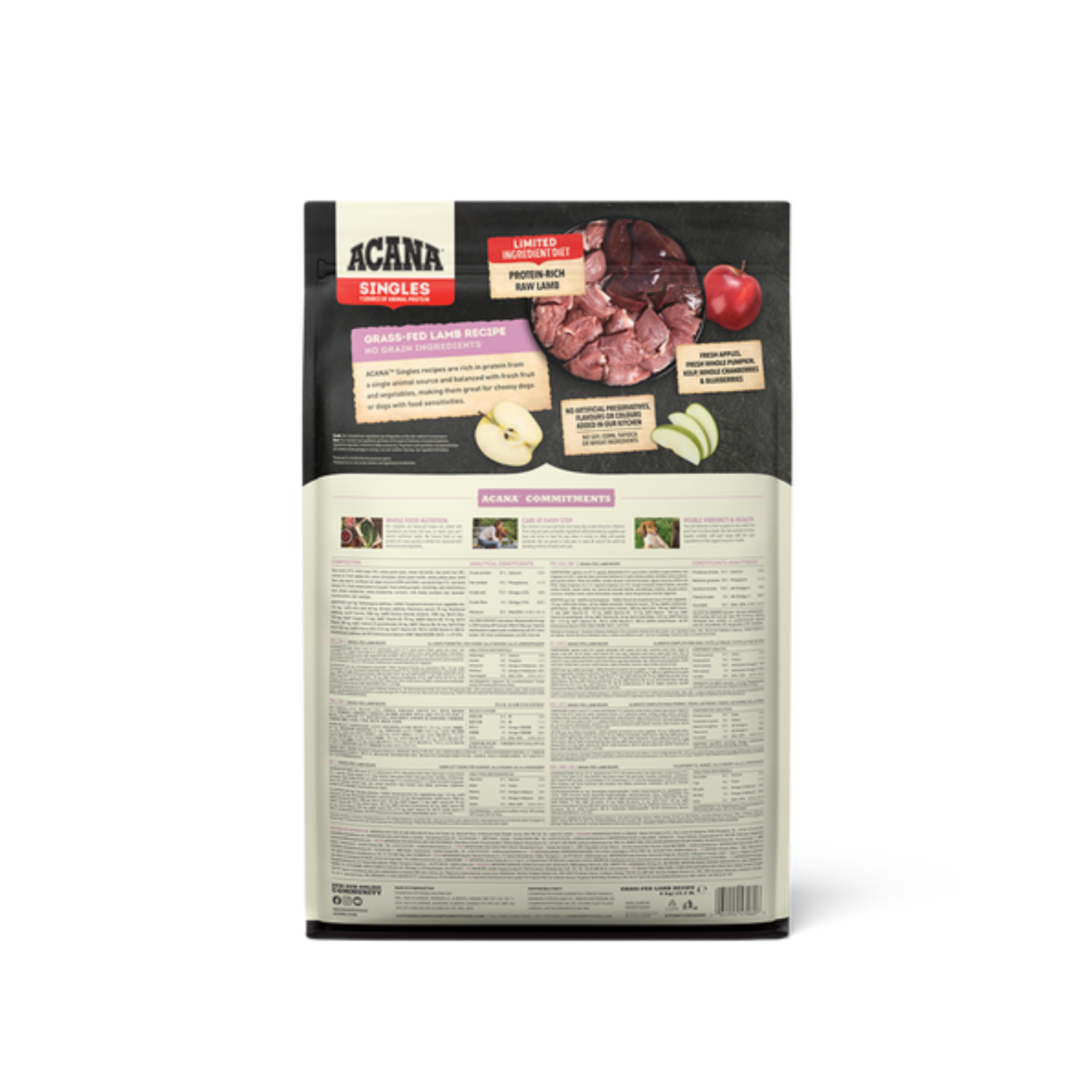 Acana Singles Grass-Fed Lamb Recipe Dry Dog Food