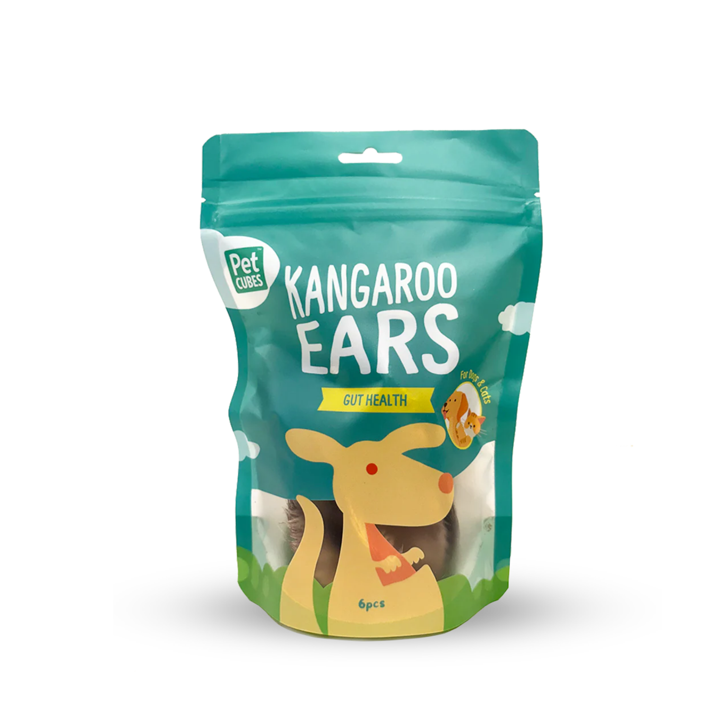 Pet Cubes Kangaroo Ears - Treat For Dog & Cat | 袋鼠耳零食 (6 隻) pet cubes
