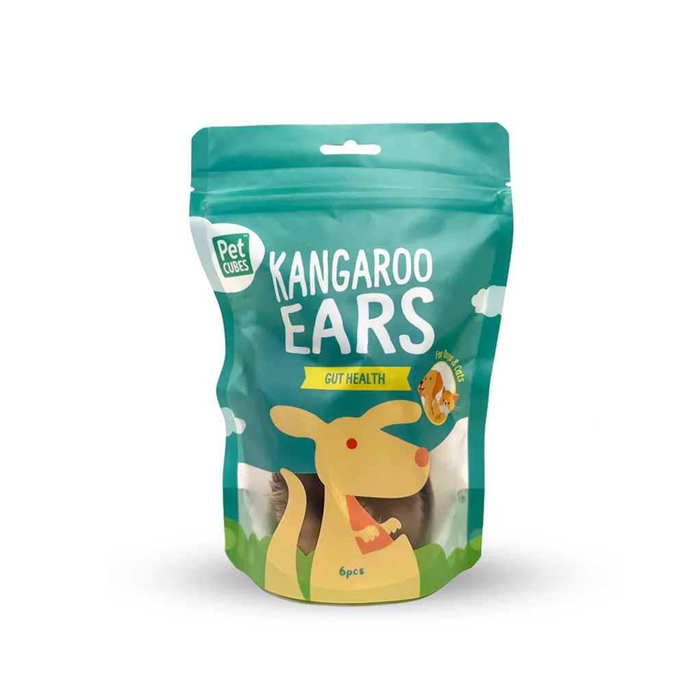 Pet Cubes Kangaroo Ears - Treat For Dog & Cat | 袋鼠耳零食 (6 隻) pet cubes