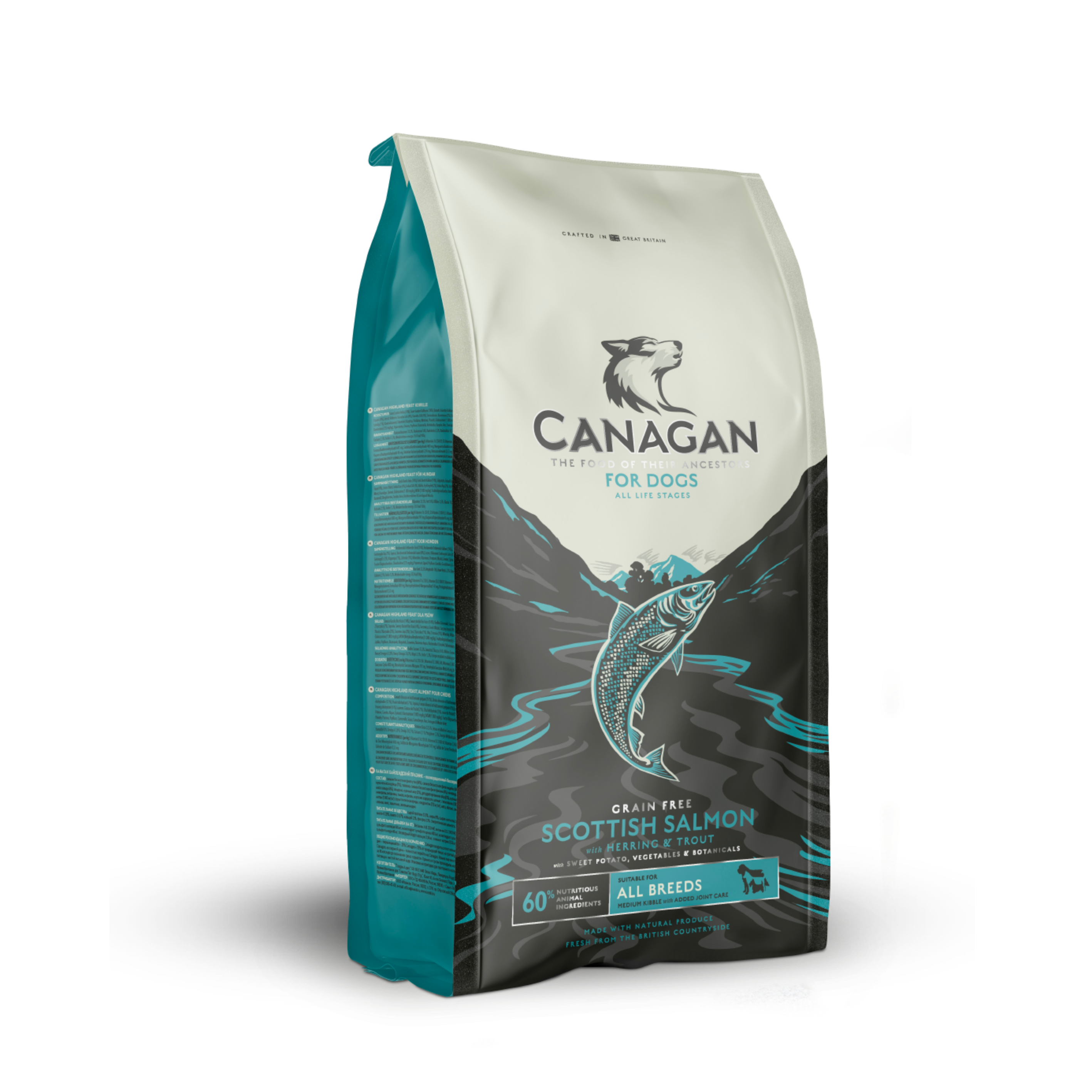Canagan - 無穀物蘇格蘭鮭魚狗糧 | 無穀物蘇格蘭三文魚配方 (全犬)