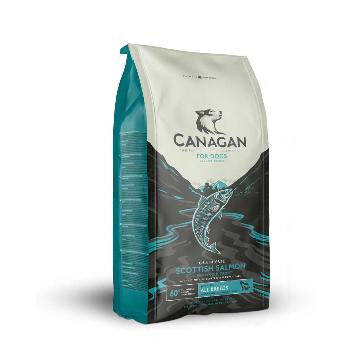 Canagan - 無穀物蘇格蘭鮭魚狗糧 | 無穀物蘇格蘭三文魚配方 (全犬)
