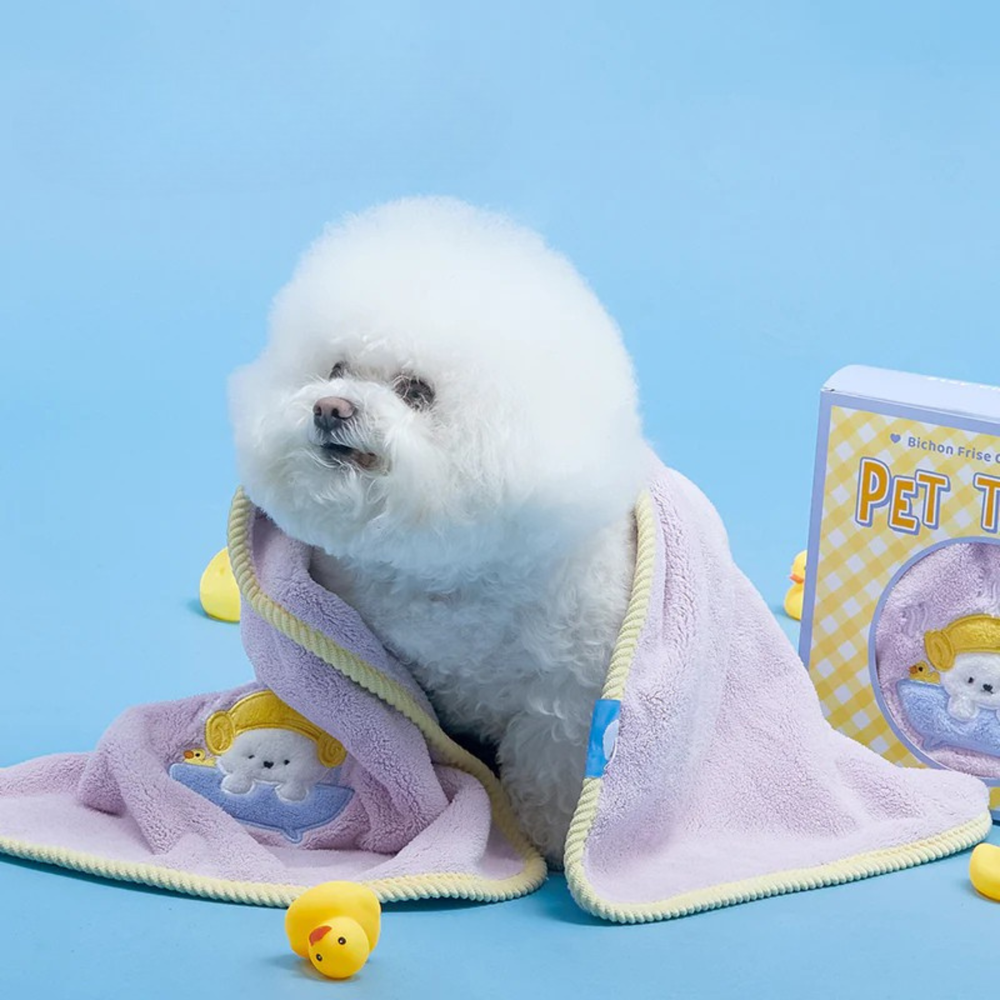 Bichon Frise Cotties Pet Towel PET