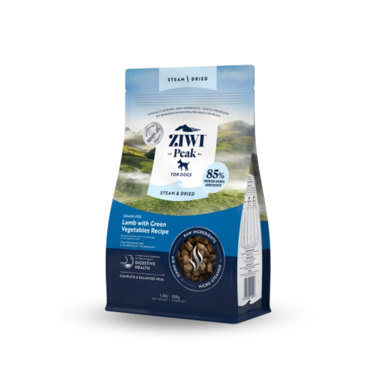 ZIWI Grass-fed Lamb with Green Vegetables Recipe for Dogs | 思源系列微蒸風乾狗糧 - 羊配方