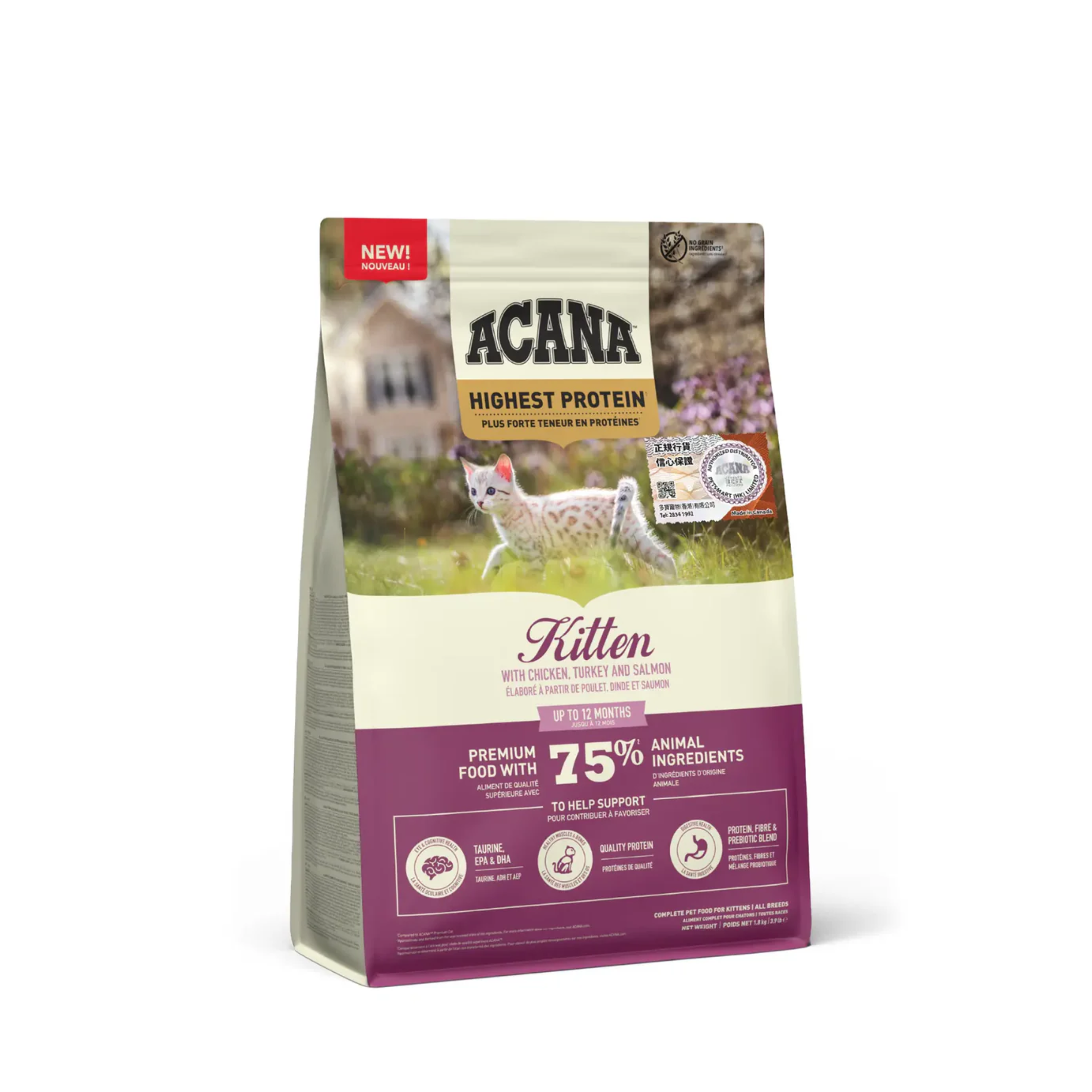 Acana Highest Protein Cat Food For Kitten